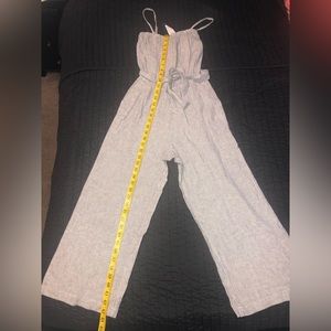 Blue Striped Jumpsuit